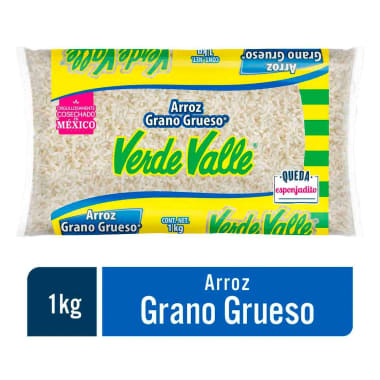 Arroz Verde Valle Morelos Grano Grueso 1 Kg