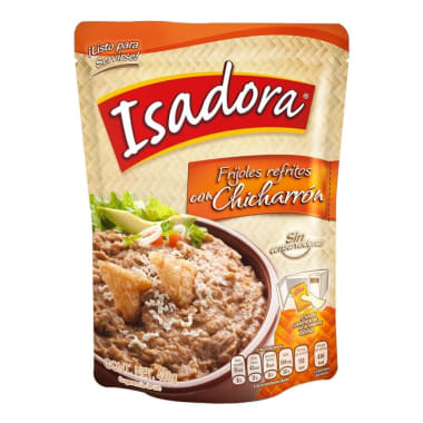 Frijoles Refritos Isadora Con Chicharrón 430 g