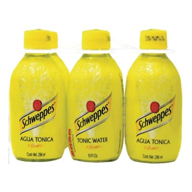 Agua Tónica Schweppes Botella 296 mL x 6