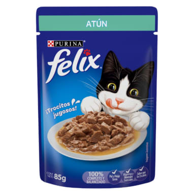 Alimento Gato Felix Atun Salsa 85 Gr Pouch