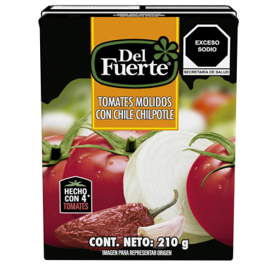 Puré de Tomate Del Fuerte Con Chipotle 210 g