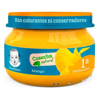 Papilla Gerber Cosecha Natural Etapa 1 Mango 71g