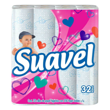 Papel Higienico Suavel Doble Hoja 32 U