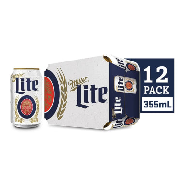 Cerveza Miller Lite 12 Pack 355 Ml