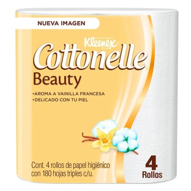 Higienico Kleenex  Cottonelle  Beauty 180Hd  4R