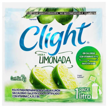 Polvo Para Agua Clight Limonada 7 g