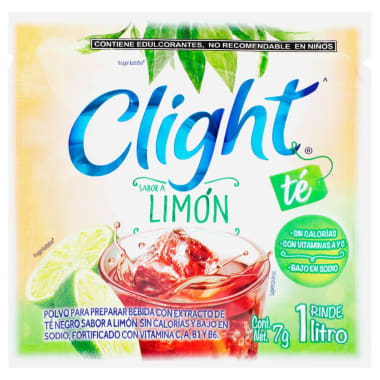 Polvo Para Agua Clight Té de Limón 7 g