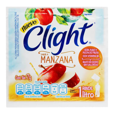 Polvo Soluble Clight Manzana 7 g