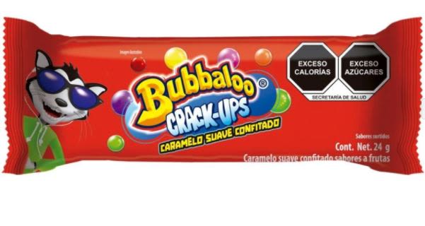 Bubbaloo Caramelo Suave Crack-Up 72 Gr