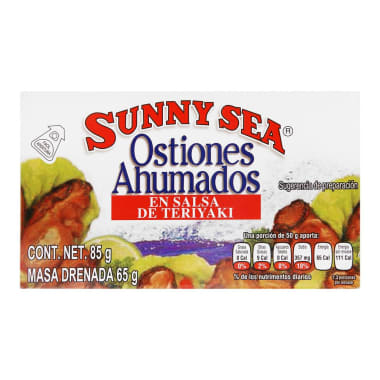 Ostiones Sunny Sea Ahumados en Aceite Vegetal 85 g