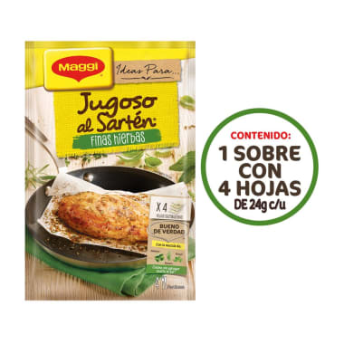 Hoja Sazonadora Maggi Jugoso al Sartén Finas Hierbas 23.4g