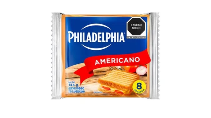 Queso Americano Philadelphia 144 Gr