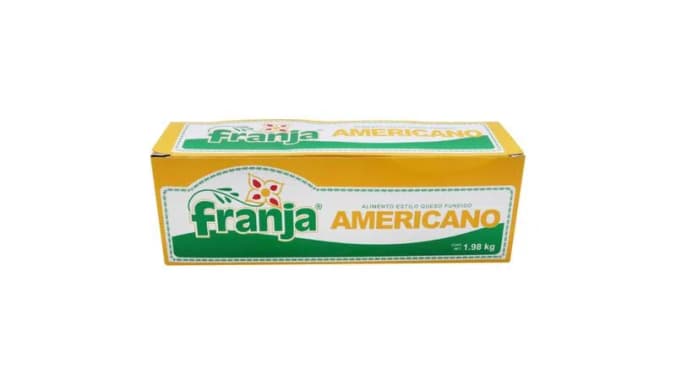 Queso Americano Franja Granel