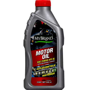 Aceite Alto Kilometraje Mybrand 25W 50 Sl