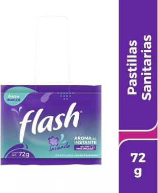 Pastilla Sanitaria Flash Lavanda 72Grs En Gancho