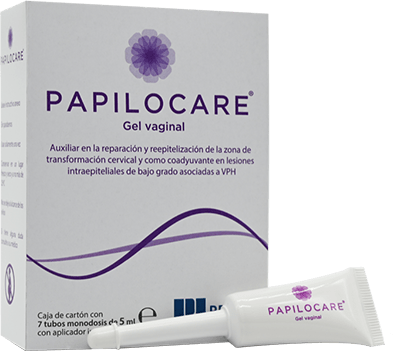 PAPILOCARE GEL VAGINAL 7 TUBS.  5 ML.   Acido Hialurónico, B-Glucano , Fitosomas de Centella