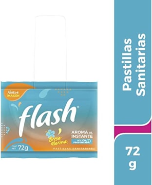 Pastilla Sanitaria Flash Brisa Marina 72 Grs Gancho