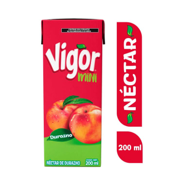 Bebida Vigor Durazno Jumex Minibrick 200 Ml.