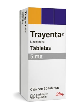 TRAYENTA LINAGLIPTINA 5 MG C/30.  Linagliptina