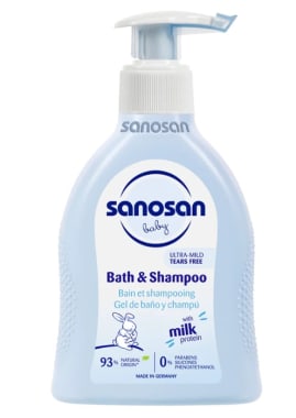 Sanosan Gel de Baño & Shampoo para bebés 200ml