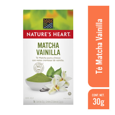 Te Natures Heart Matcha Vainilla 28 Gr