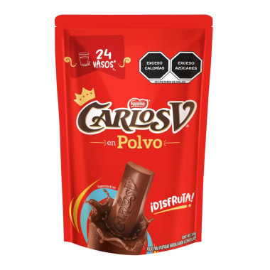 Chocolate Carlos V Polvo 345 Gr Bolsa Aa