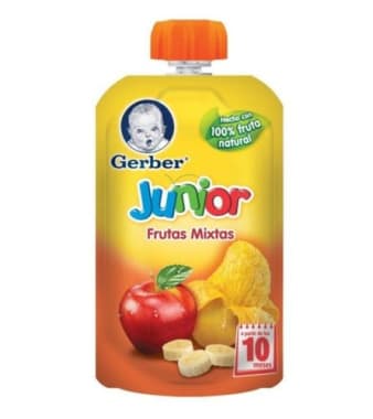 Gerber Junior Papilla Frutas Mixtas Pouch 120 Gr