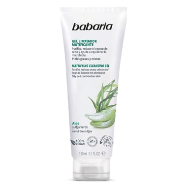 BABARIA GEL LIMPIADOR MATIFICANTE X 150ML  