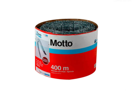 IDEAL PUA MOTTO ROJO 400MT ALAMBRE