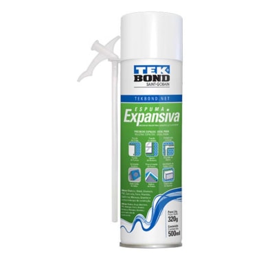 TEKBOND ESPUMA DE POLIURETANO 500ML 320GR (12UxCJ)