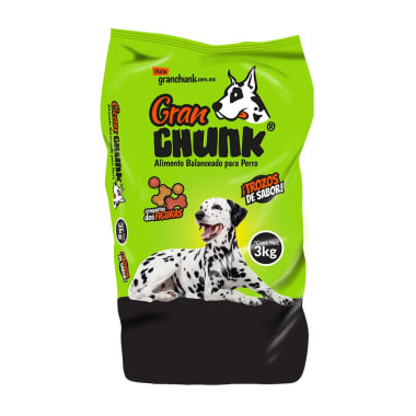 Alimento Perro Gran Chunk Todas Las Razas 3 Kg 
