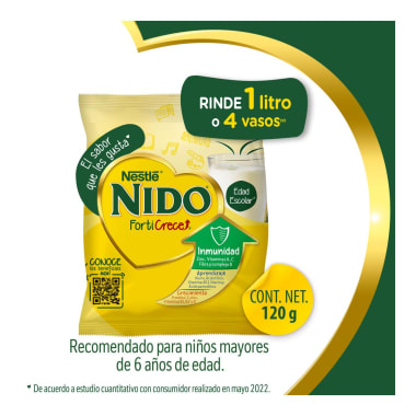 Leche Nido Forticrece 120 Gr. Todas