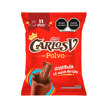 Chocolate Carlos V Polvo 160 Gr Sobre