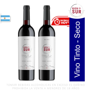 Vino Bien al Sur Modern Malbec 750 ml (x2)