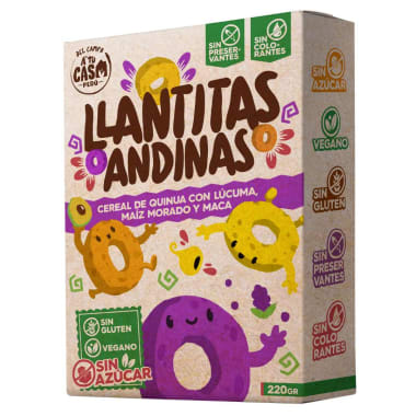 Llantitas andinas sin azucar 220gr