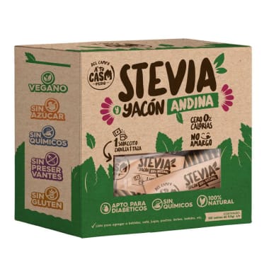 Stevia andina 100% natural 100sobres