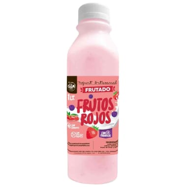 Yogurt frutos rojos frutado 1lt