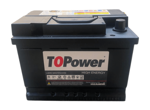 Bateria Topower 60AH B/Estandar +Izq 500 CCA