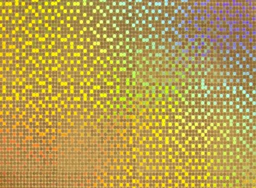 PAQ. 25H 230GSM ESPEJO HOLOGRAFICO DORADO PUNTOS MEDIO PLIEGO 50X70CM