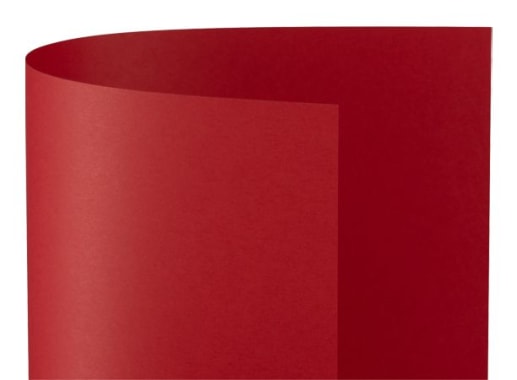 PAQ. 25H 200GSM BURANO ROSSO FUOCO MEDIO PLIEGO 50X70CM