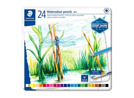CAJA X 24 COLOR AQUARELL METAL - DJ