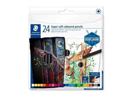 CAJA LAPICES CARTON SUPER SOFT 24 UND - DJ