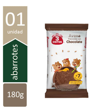 AVENA CHOCOLATE 3 OSITOS 180 GR