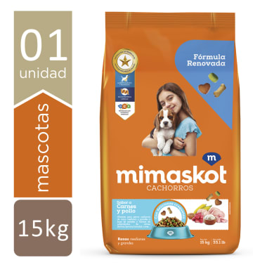 MIMASKOT CACHORROS RZ MED/GRAN 15 KG