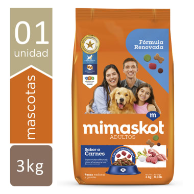 MIMASKOT CARNES 3KG