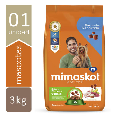 MIMASKOT ADULTOS RAZAS PEQUEÑA 3 KG