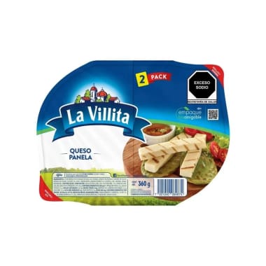 Queso Panela 2Pack La Villita 360Gr