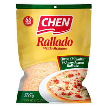 Queso Rallado Mezcla Mexicana Chen 300Grs.