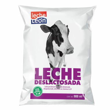 Leche Leon Deslactosada 900 Ml Bolsa