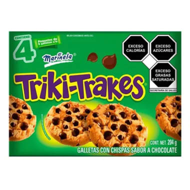 Galletas Triki Trakes 204 Gr Marinela 4P